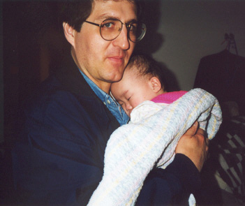 Tom holding Emily on Gotcha Day