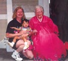 Wendy and Maren with Grandma Holt of Holt International.